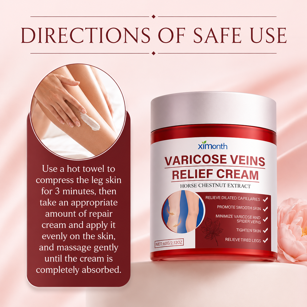 VeinGlow — Natural Varicose Vein Relief Cream