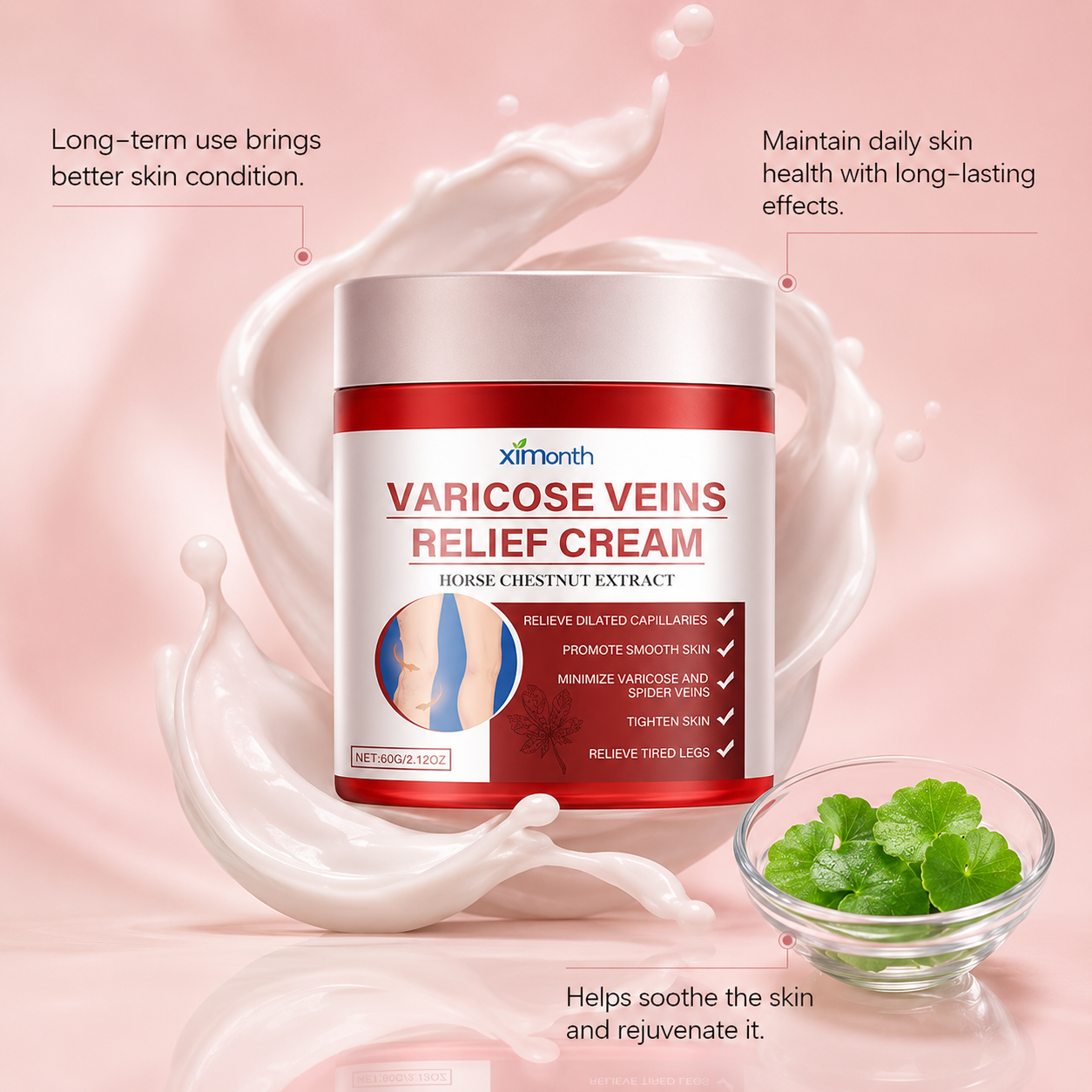 VeinGlow — Natural Varicose Vein Relief Cream